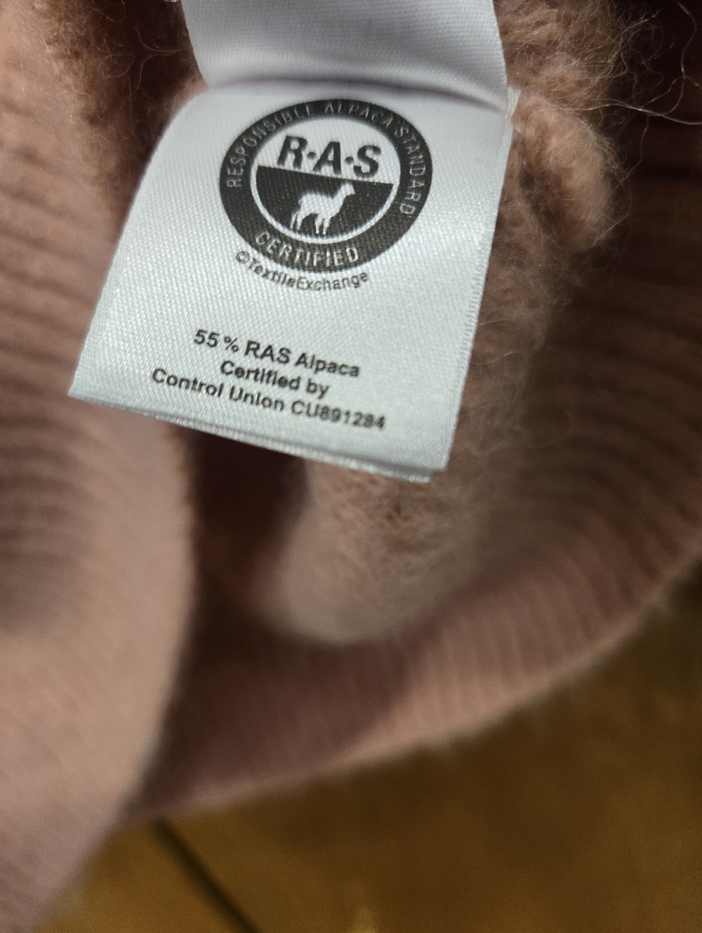 NWOT Everlane Cocoon Crew Alpaca Sweater - Dusty Rose Sz XS - Picture 11 of 13